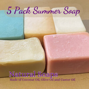5 Summer Scents Soap Pack Soap Made Naturally
