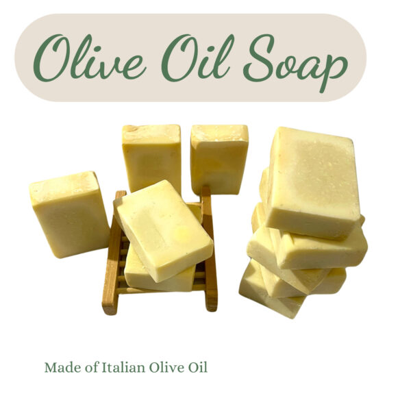 Italian Olive Oil Soap – Handmade with Care. Pure, Moisturizing & Natural – 70g to 210g + Multi-Packs